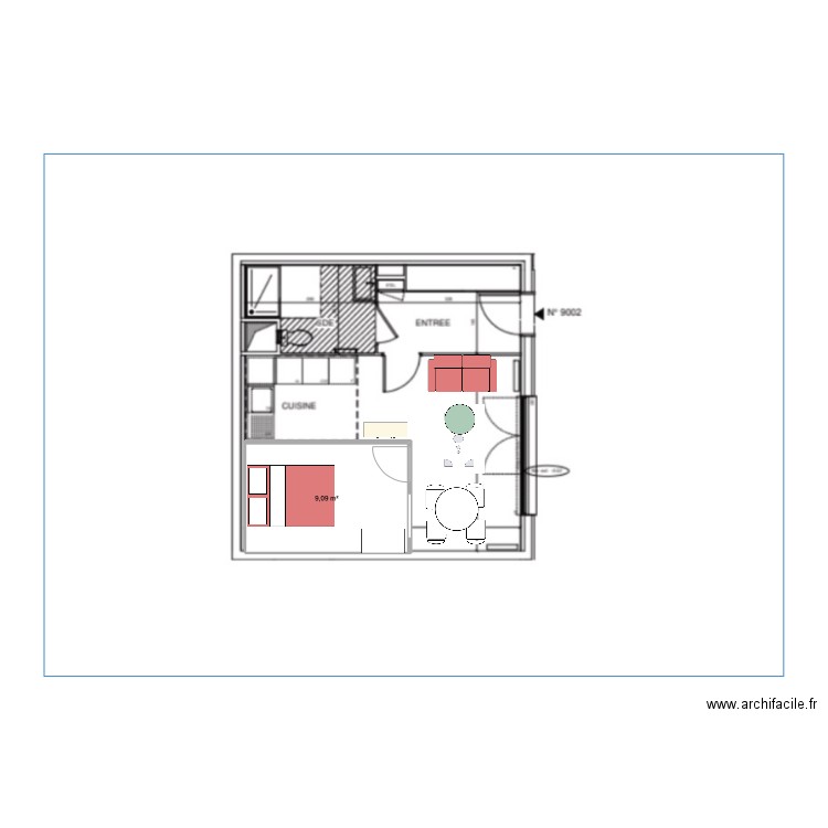 colombes 2. Plan de 0 pièce et 0 m2