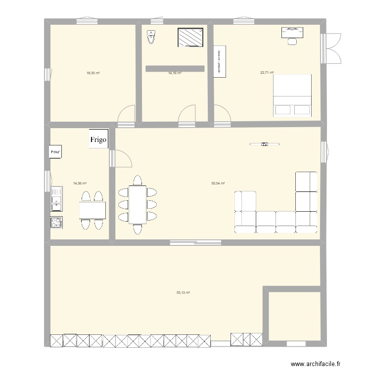 Casamia. Plan de 0 pièce et 0 m2