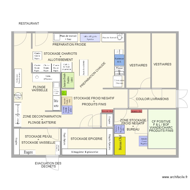 Plan de cuisine Les Myosotis. Plan de 0 pièce et 0 m2