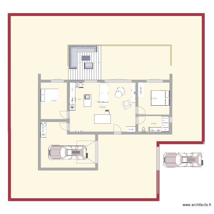 plan sol 1. Plan de 0 pièce et 0 m2