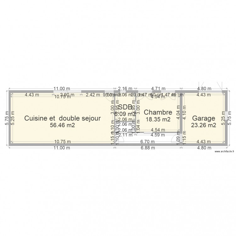 plan maison 1. Plan de 0 pièce et 0 m2