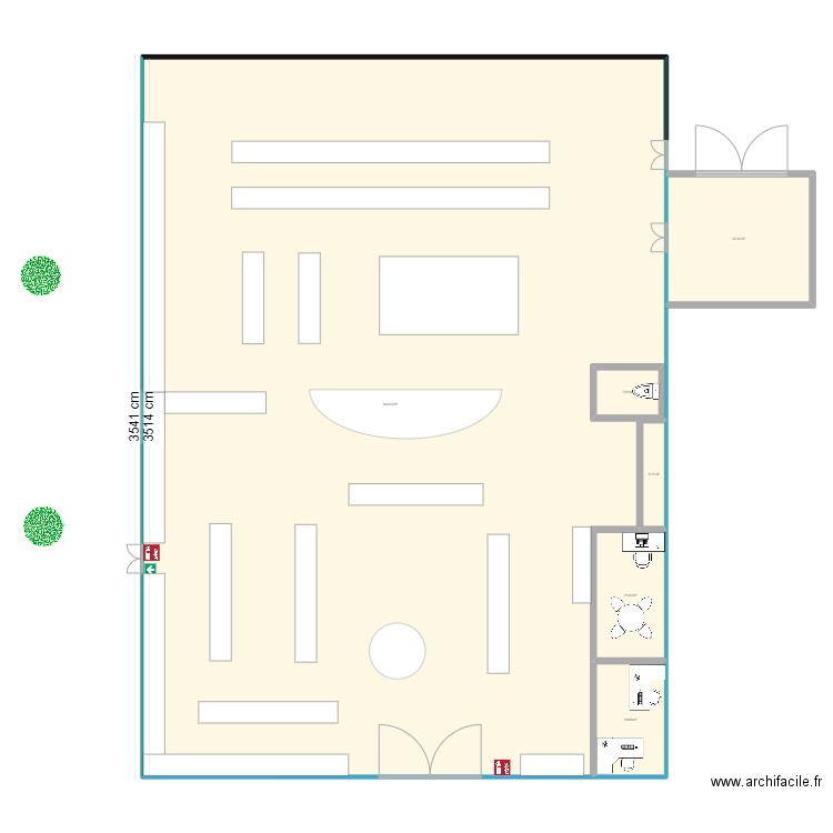 plan de masse rexel. Plan de 6 pièces et 942 m2