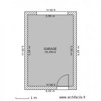 VUE EN PLAN DU GARAGE