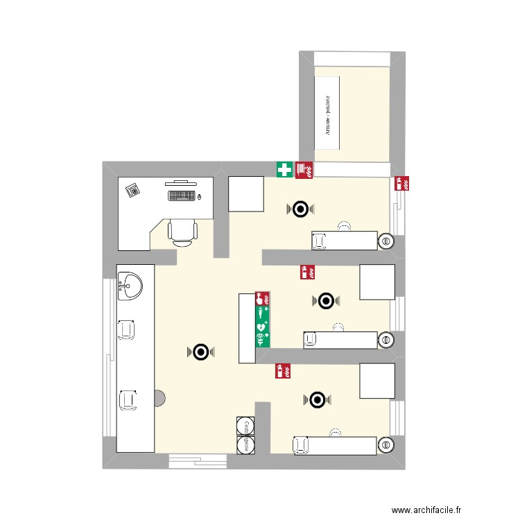 Labo culture cellulaire l2. Plan de 0 pièce et 0 m2