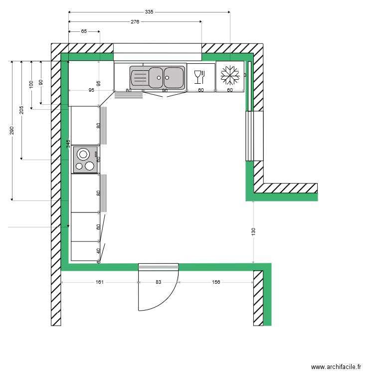 Cuisine Electricité. Plan de 0 pièce et 0 m2