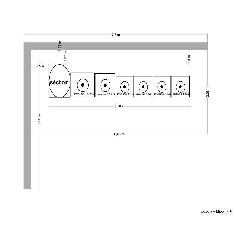 8 KG. Plan de 0 pièce et 0 m2