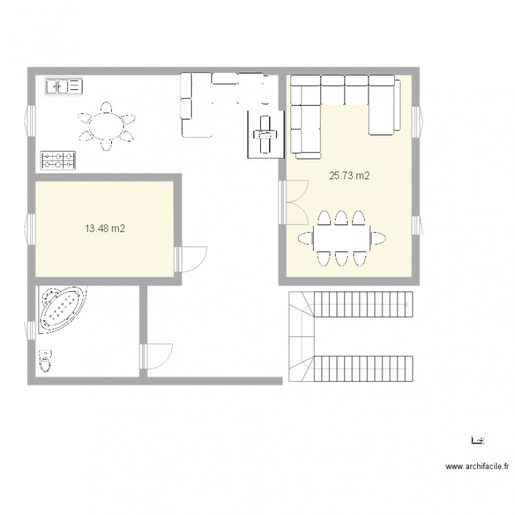 plan maison. Plan de 0 pièce et 0 m2