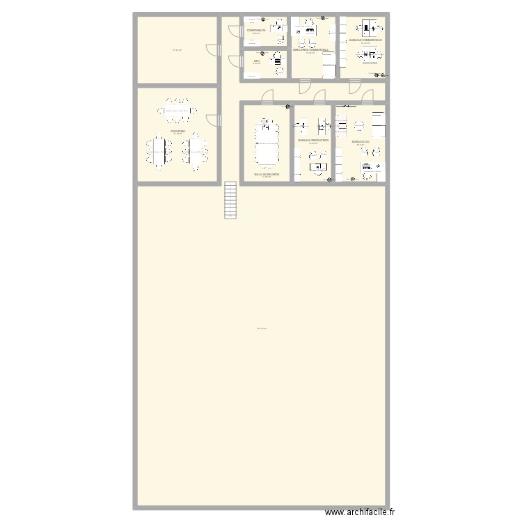 plan usine 630m2. Plan de 0 pièce et 0 m2