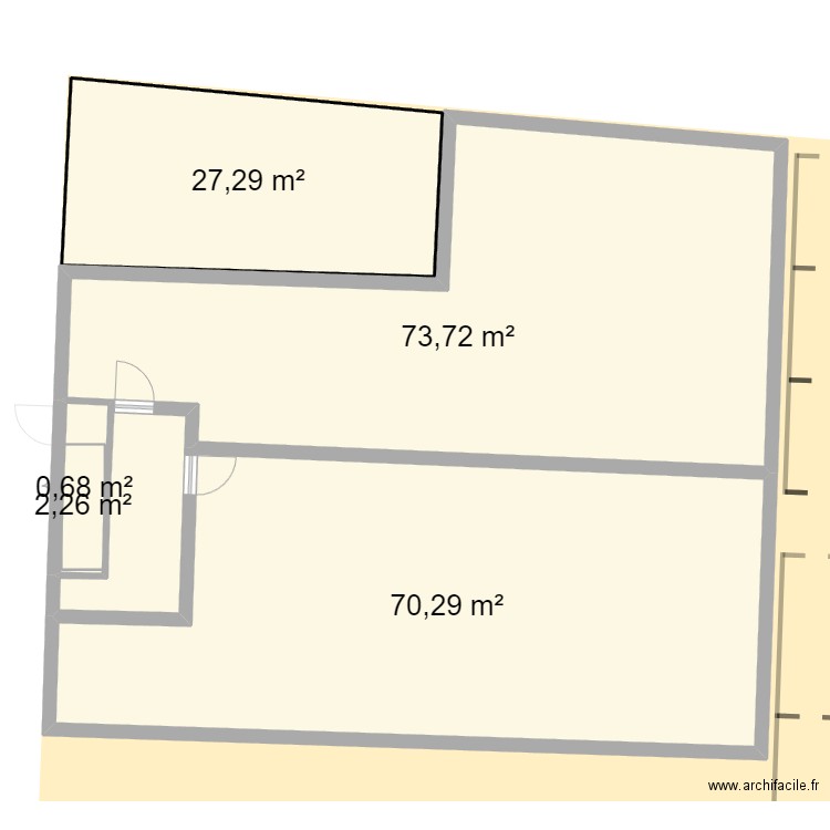 plan locaux 2. Plan de 0 pièce et 0 m2