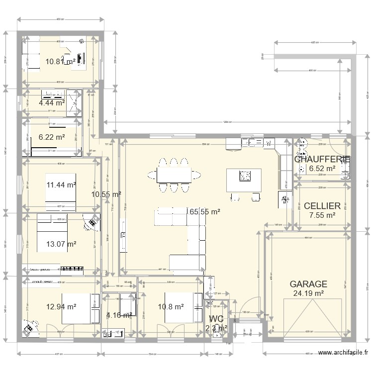 Projet 2. Plan de 0 pièce et 0 m2