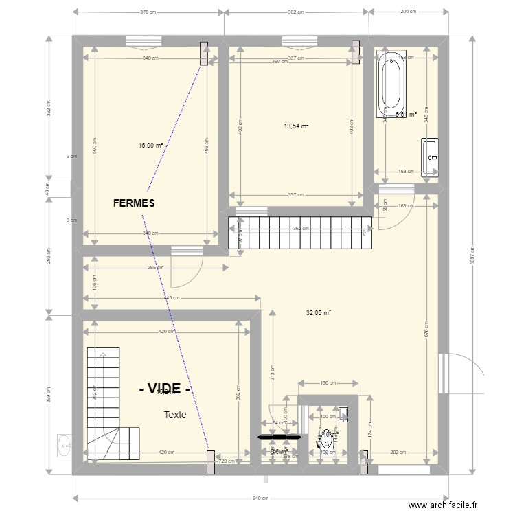 2023-01-21 - étable. Plan de 0 pièce et 0 m2