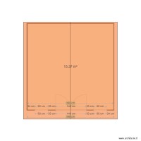 PLAN ABRI DE JARDIN VUE DE DESSUS