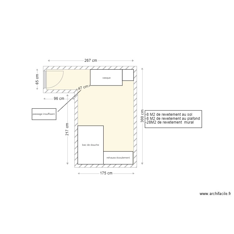 M Durand. Plan de 0 pièce et 0 m2