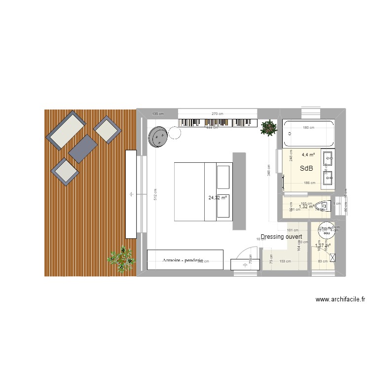 GREBMAYER GARAGE. Plan de 4 pièces et 31 m2