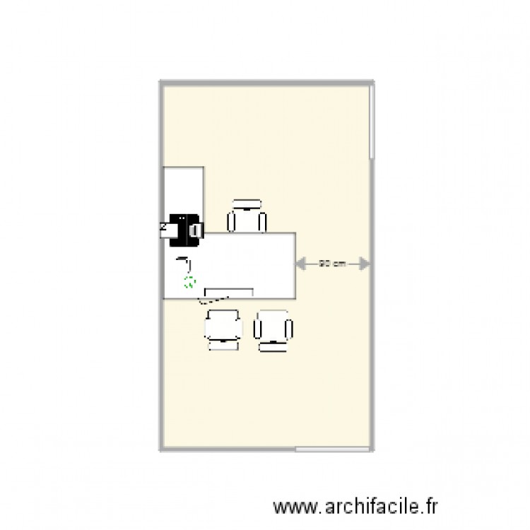 Bureau Gravelines. Plan de 0 pièce et 0 m2