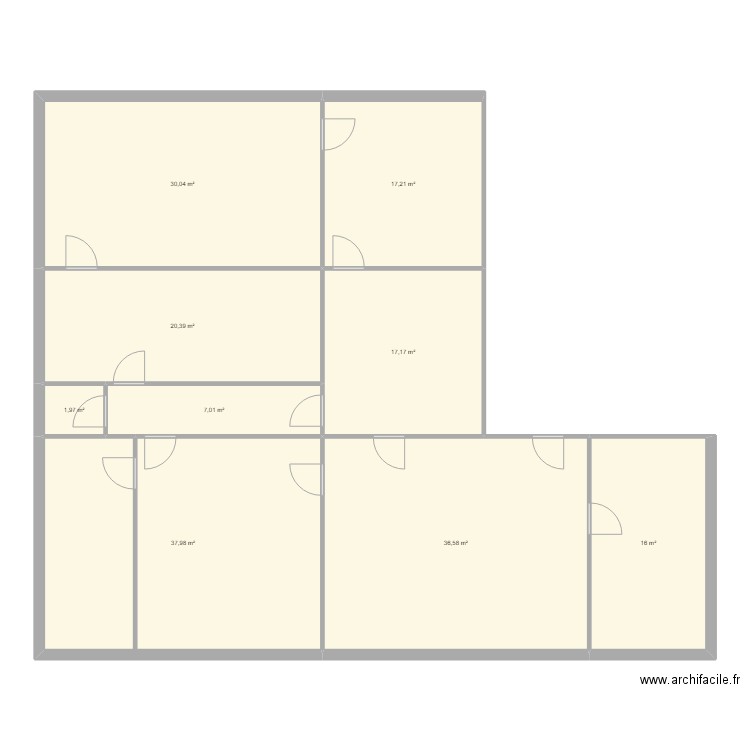  LABORATOIRE MAUDE SOEUR ANDY. Plan de 9 pièces et 184 m2