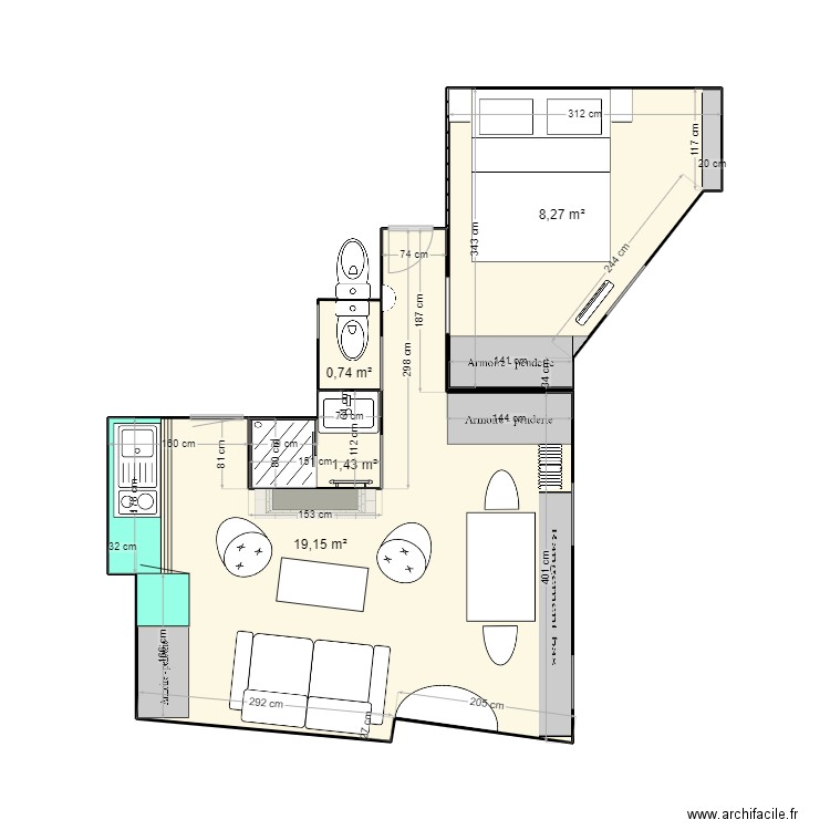 Plan Turbigo agrandissement TRAVAUX2. Plan de 0 pièce et 0 m2