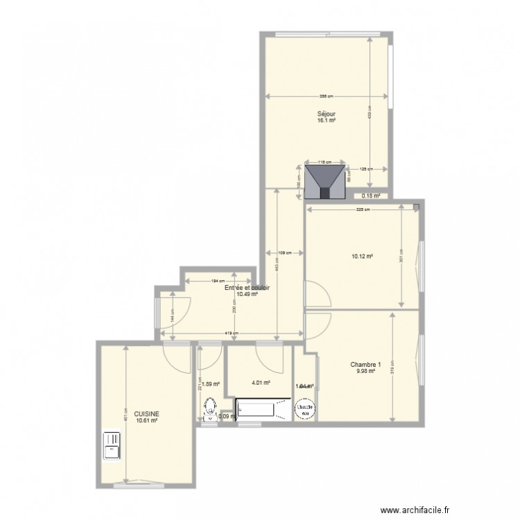 chantemerle1. Plan de 0 pièce et 0 m2