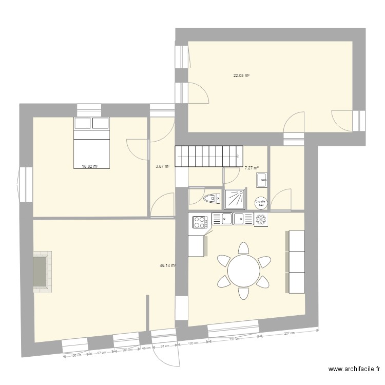 marrenne 2 cuisine kiki. Plan de 0 pièce et 0 m2