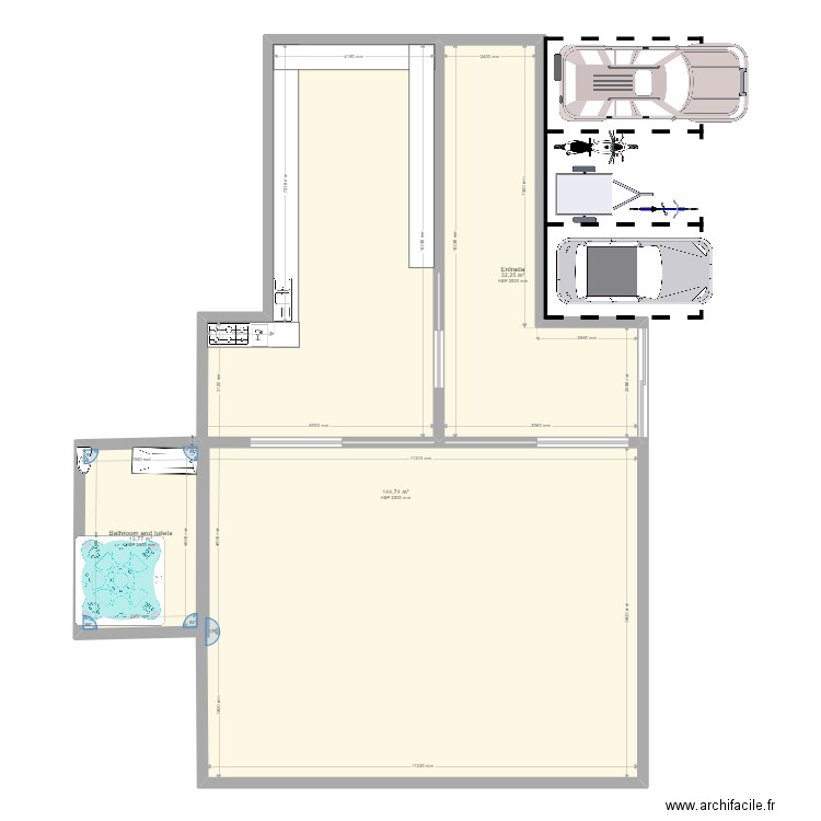 maison corse. Plan de 0 pièce et 0 m2