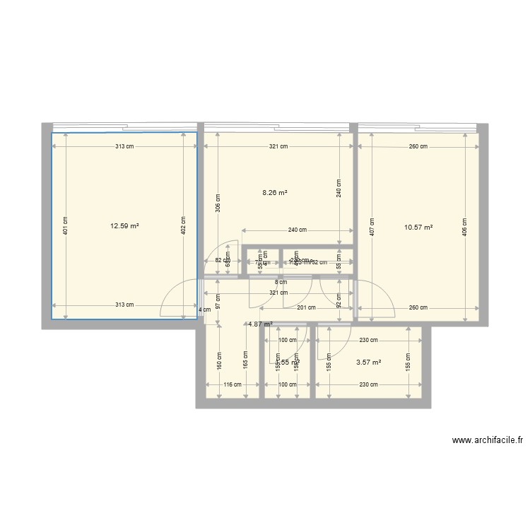 meriam. Plan de 0 pièce et 0 m2