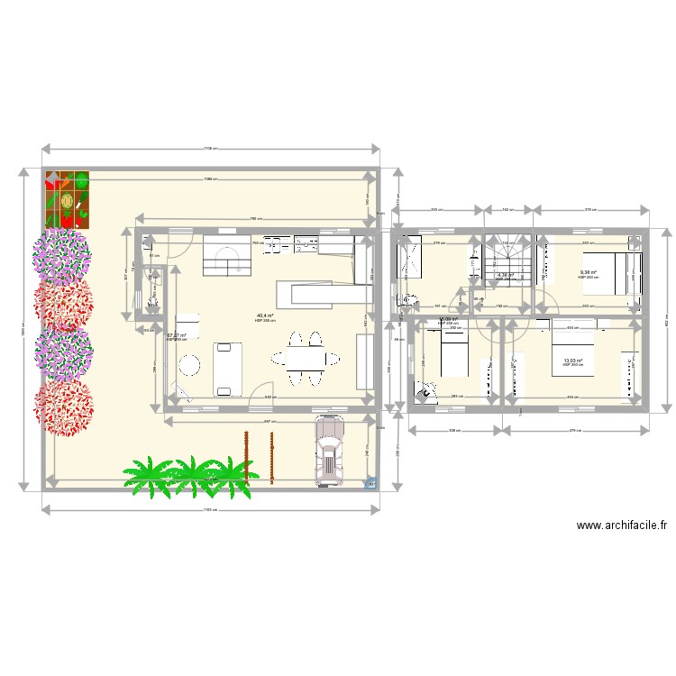 Notre maison. Plan de 0 pièce et 0 m2