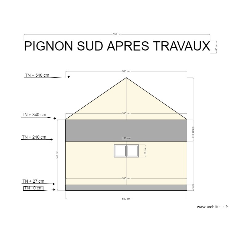 PLAN PIGON SUD EXTENSION. Plan de 0 pièce et 0 m2