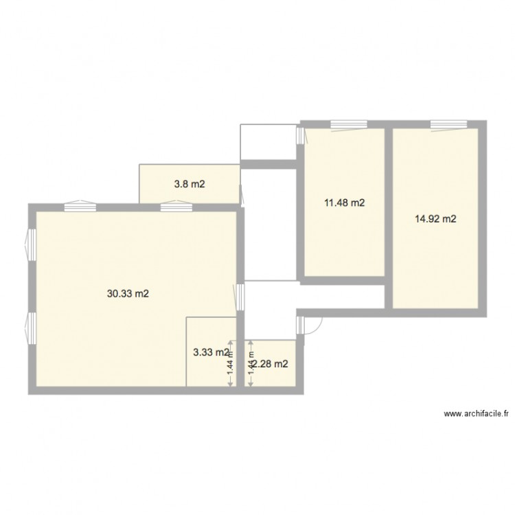 ROQUETTE V2. Plan de 0 pièce et 0 m2