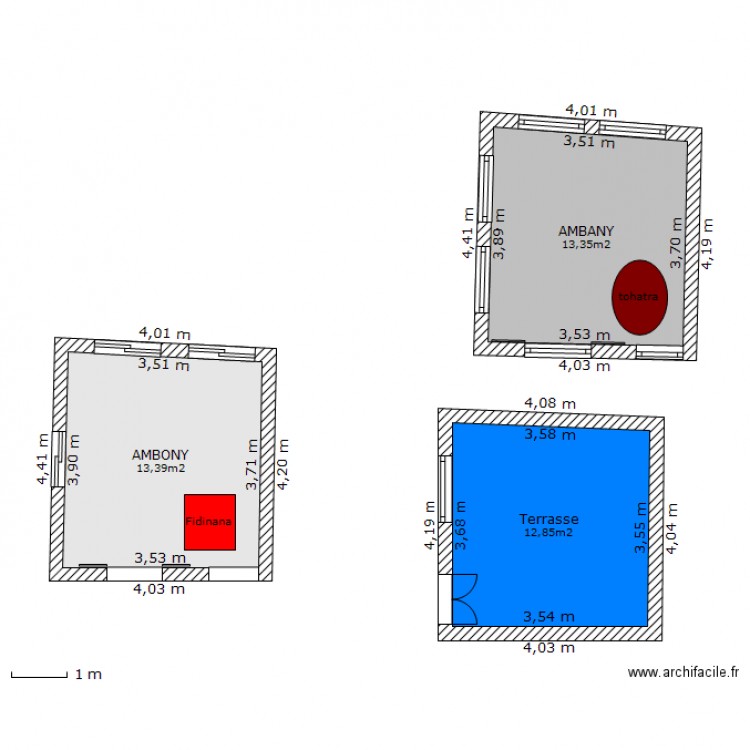 FAMPIAKARANA. Plan de 0 pièce et 0 m2