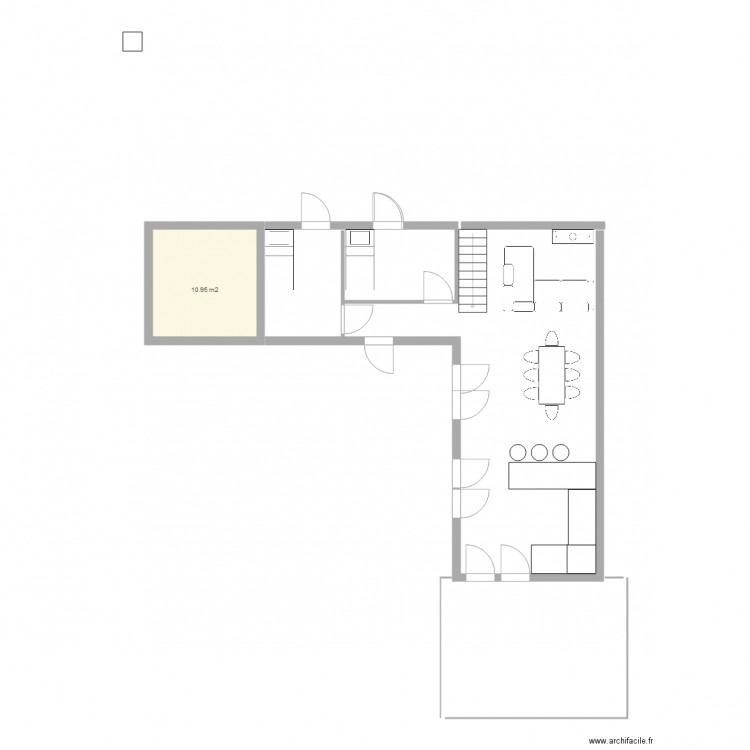 esquisse. Plan de 0 pièce et 0 m2