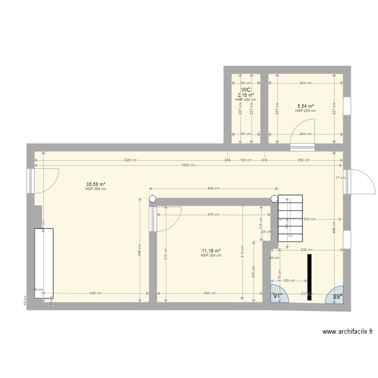 plan local2. Plan de 0 pièce et 0 m2