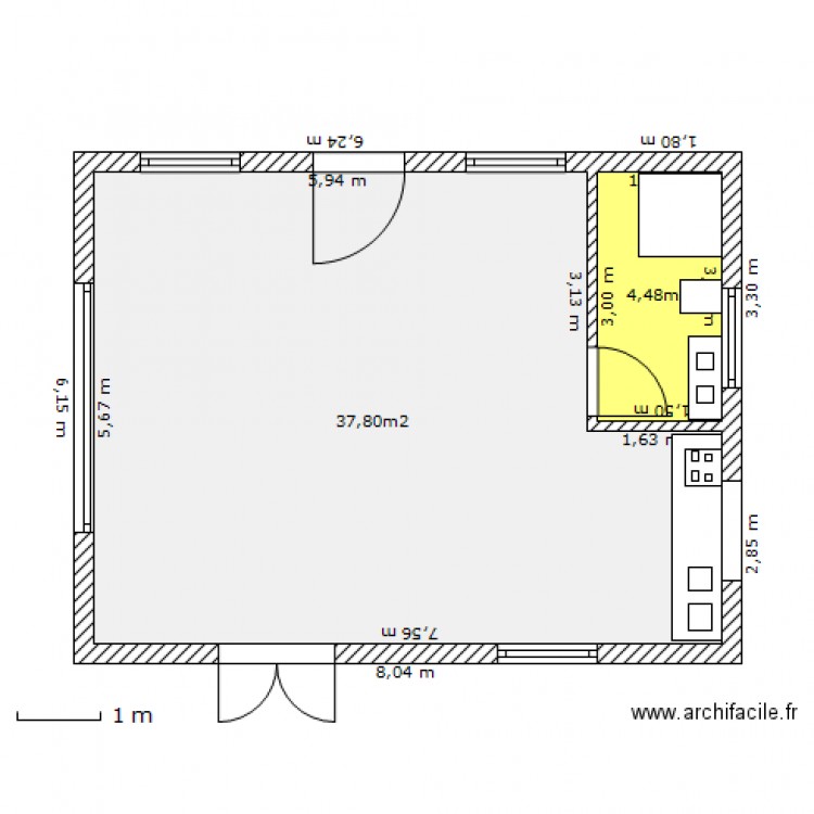 nouvelle petite maison 1. Plan de 0 pièce et 0 m2