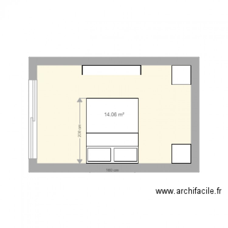 chambre. Plan de 0 pièce et 0 m2