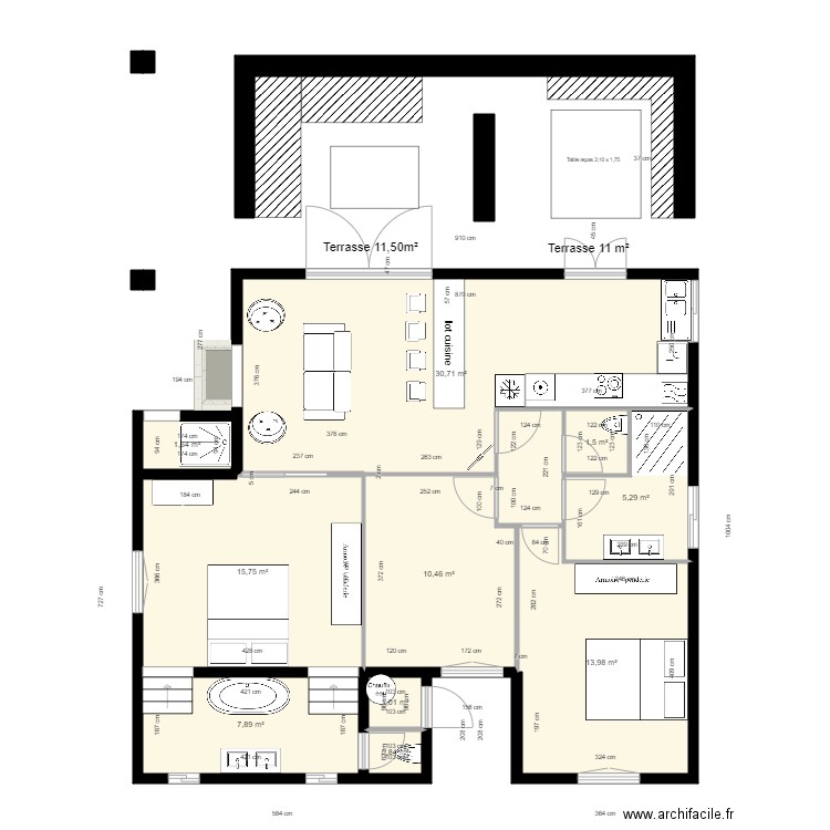 B 48 projet 3. Plan de 0 pièce et 0 m2