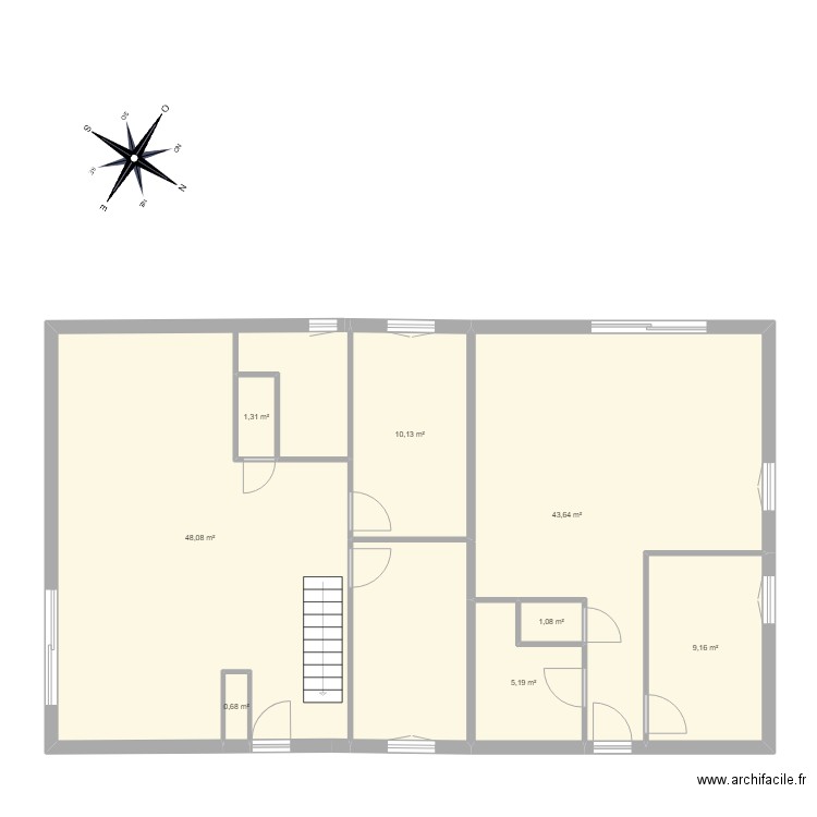 Maison double 3. Plan de 8 pièces et 119 m2