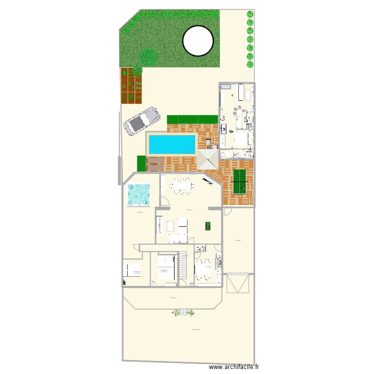 Intérieur Maison. Plan de 0 pièce et 0 m2