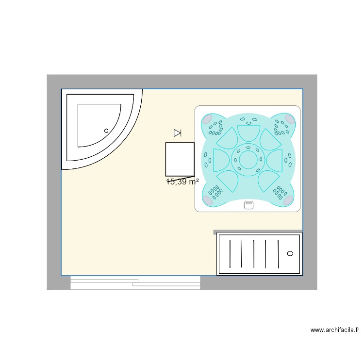 spa. Plan de 0 pièce et 0 m2