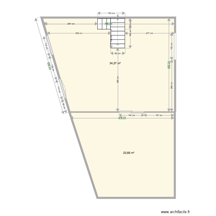 Mesures studio novembre. Plan de 0 pièce et 0 m2