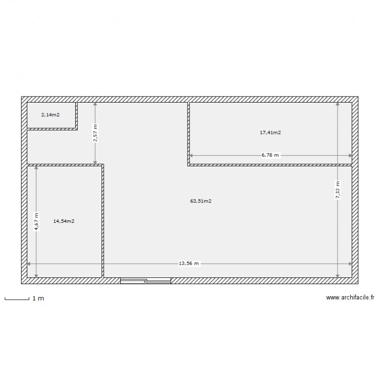 sous sol. Plan de 0 pièce et 0 m2