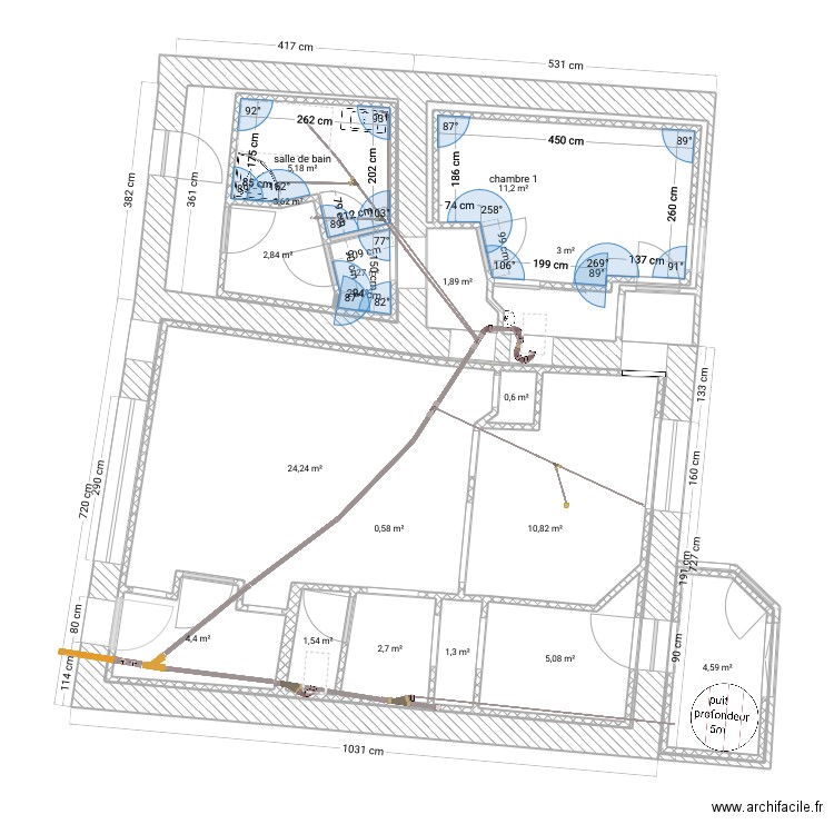 import-cadastre_plan-maison. Plan de 93 pièces et 1085 m2