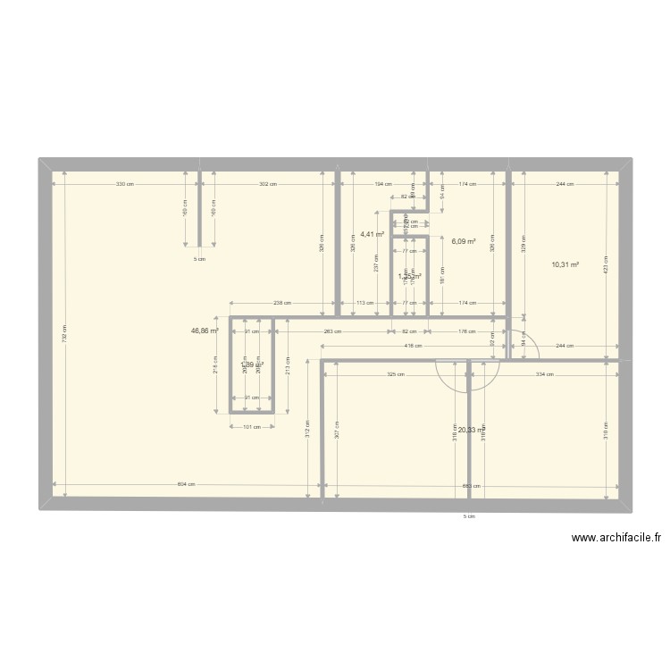 Maison. Plan de 0 pièce et 0 m2