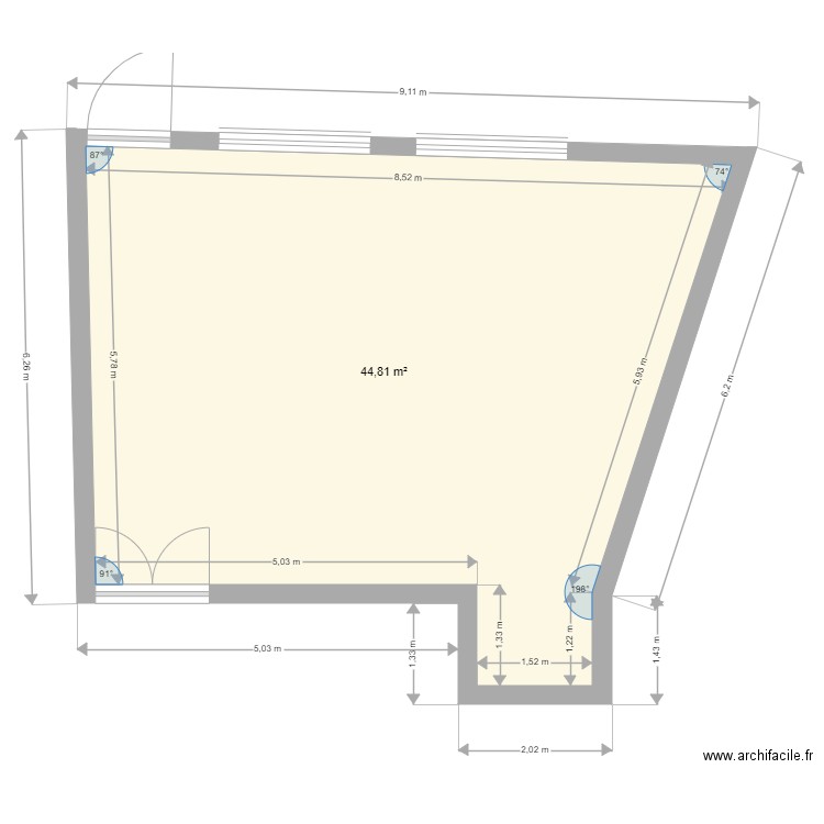 Cuisine QM. Plan de 0 pièce et 0 m2