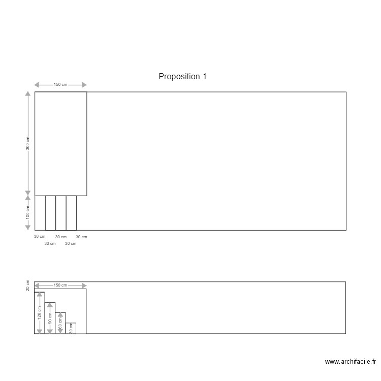 Proposition 1. Plan de 0 pièce et 0 m2