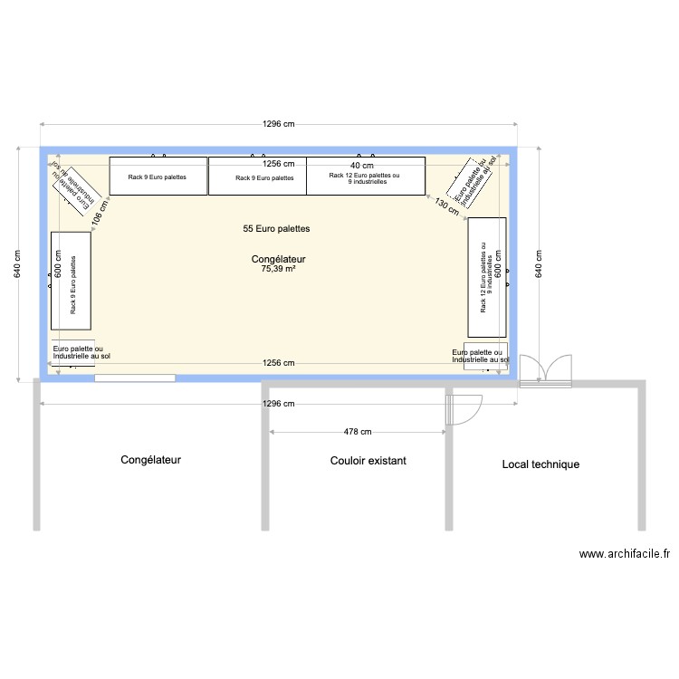 BAL Ext Congél Arr . Plan de 0 pièce et 0 m2