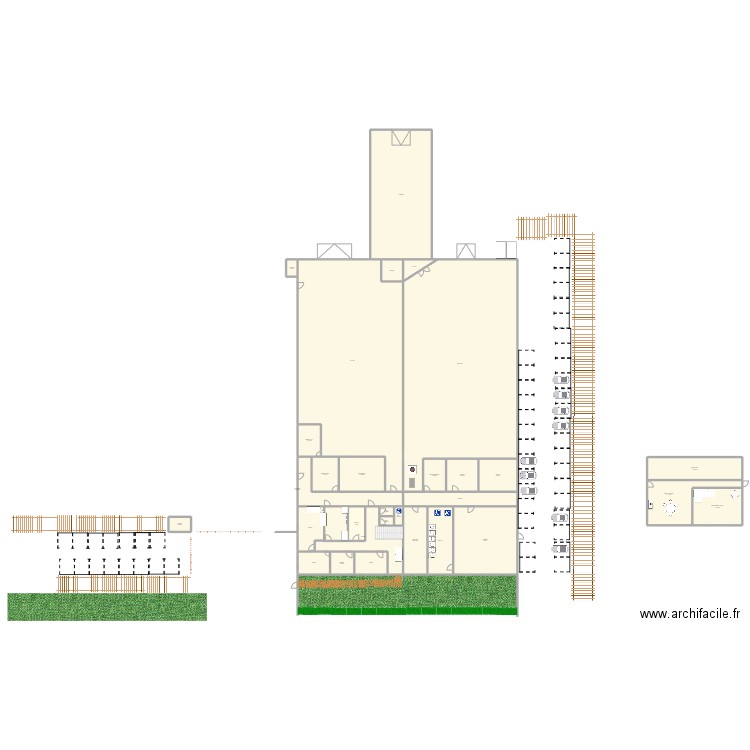 Gat2024. Plan de 30 pièces et 1440 m2