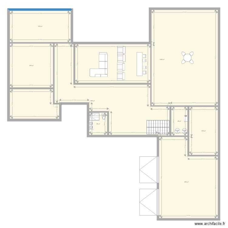 sous sol garage 2. Plan de 0 pièce et 0 m2