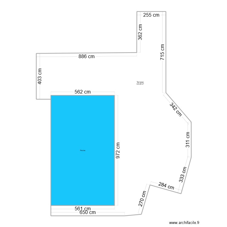 Guerrazzi - Terrasse. Plan de 2 pièces et 170 m2