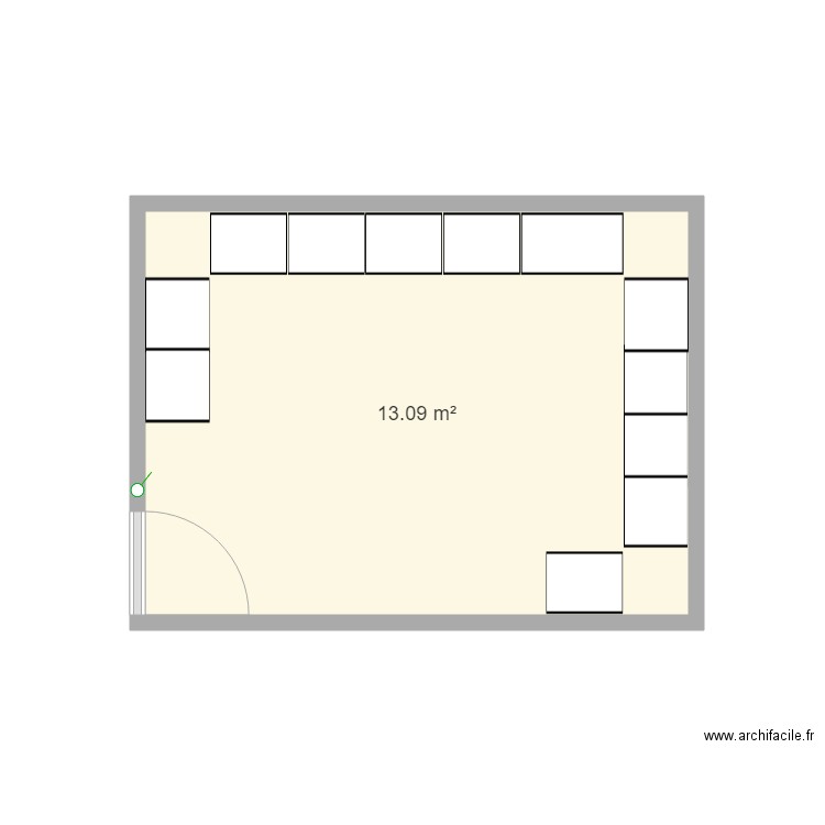 box. Plan de 0 pièce et 0 m2