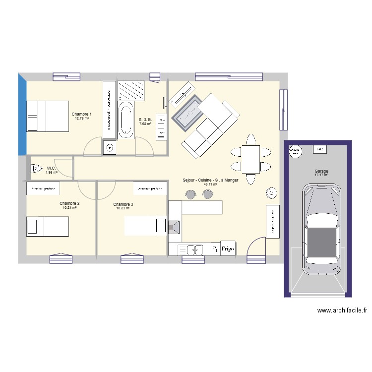 maison 6. Plan de 0 pièce et 0 m2