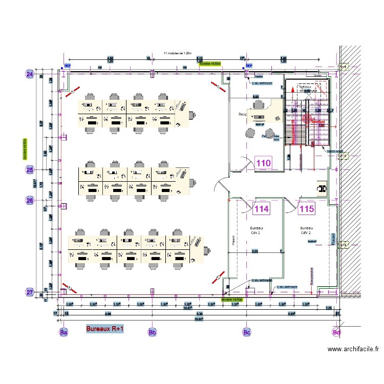 GINEYS Implantation V2. Plan de 0 pièce et 0 m2